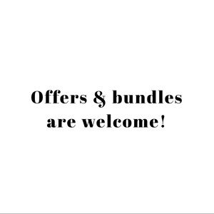 Offers & bundles are welcome💗